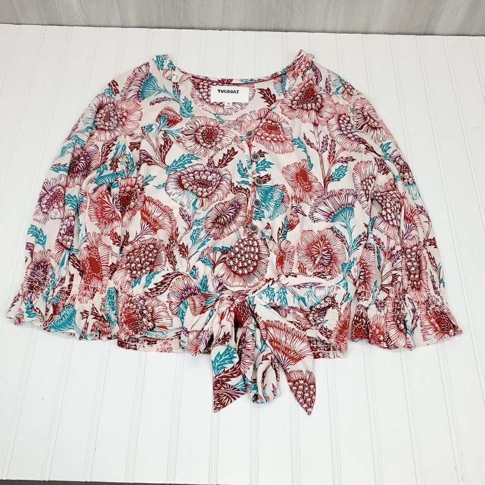 Anthropologie Tugboat Saraya Floral Blouse - Picture 10 of 15